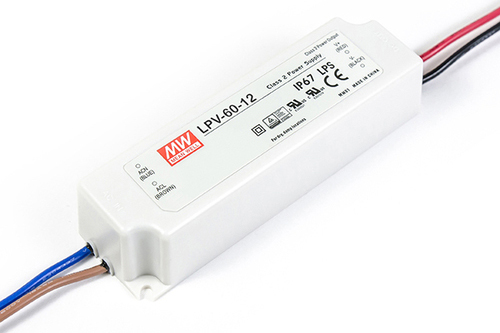 Meanwell LPV Series Waterproof CV LED Drivers